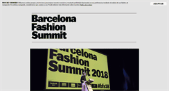 Desktop Screenshot of barcelonafashionsummit.com